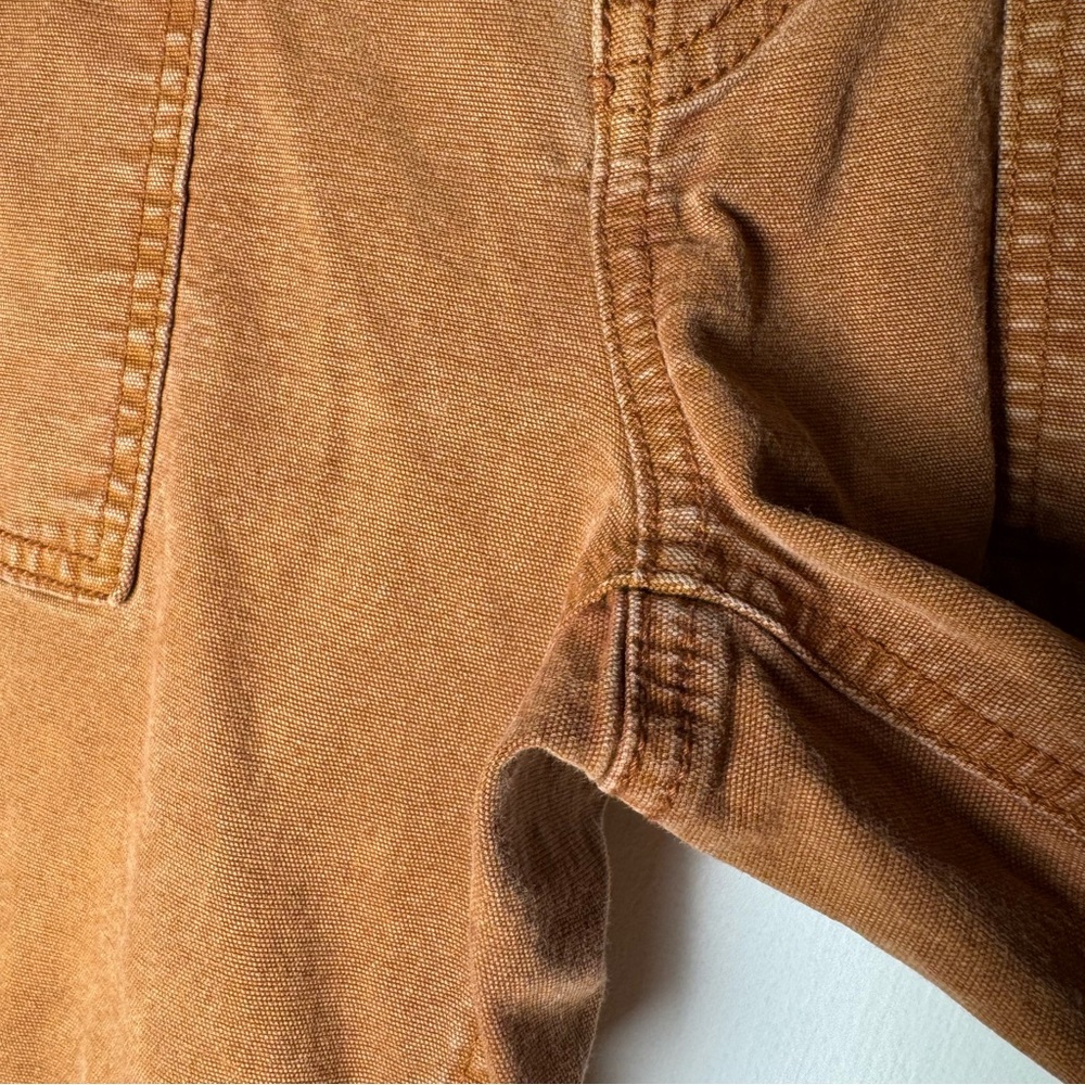 American Eagle Stretch Cargo Straight Pant Burnt Orange 8 Long - Picture 8 of 13